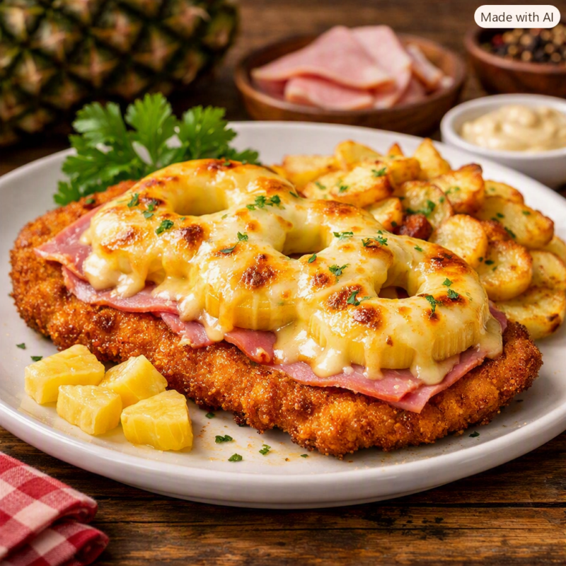 Putenschnitzel "Hawaii"