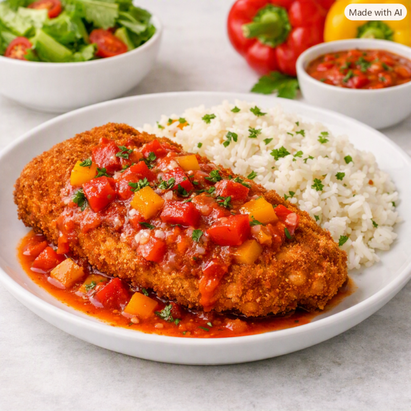 Hähnchenschnitzel "Paprika Art"