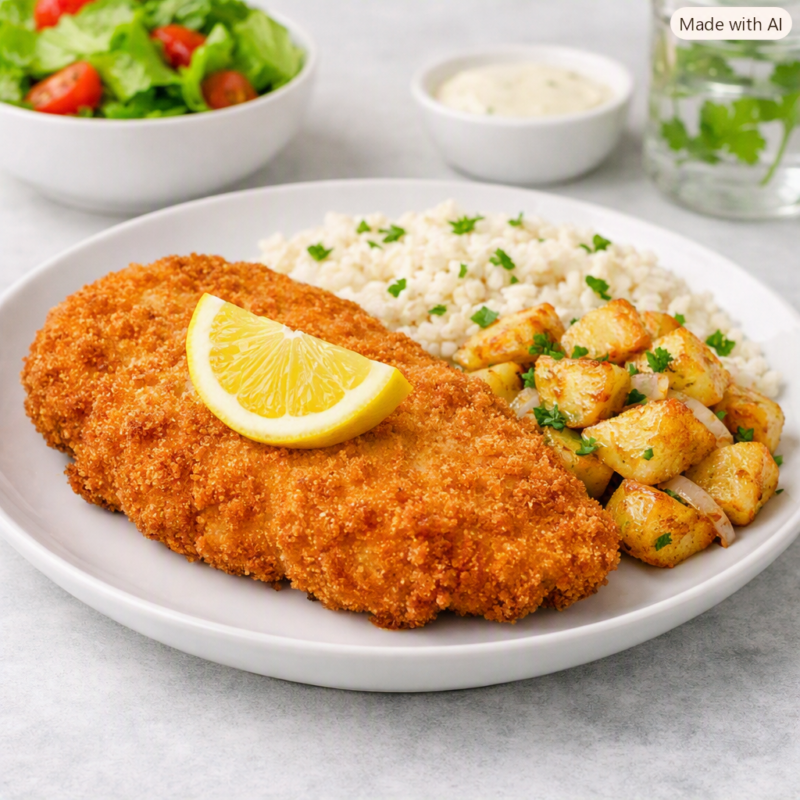 Putenschnitzel "Wiener Art"