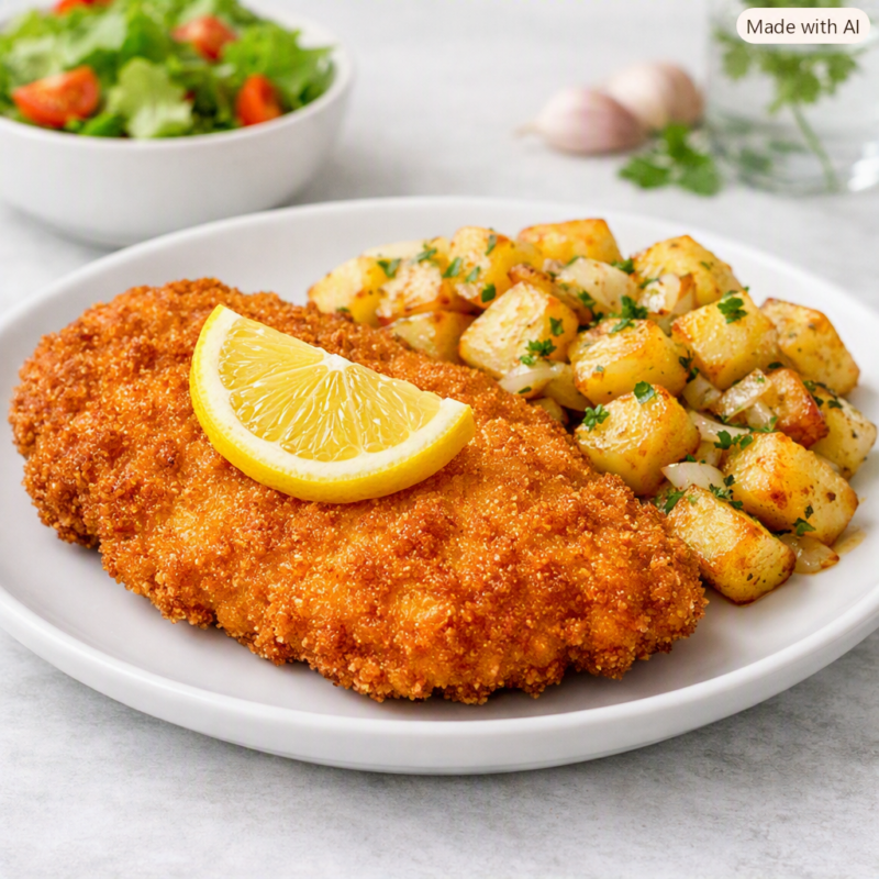 Hähnchenschnitzel "Wiener Art"