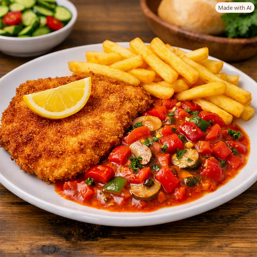 Putenschnitzel "Paprika Art"