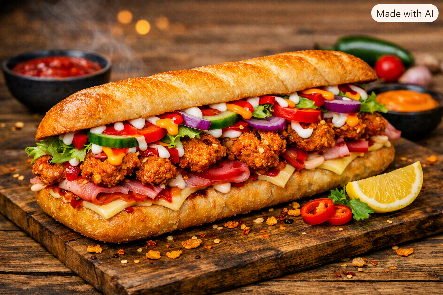 Teriyaki Chicken Sub-